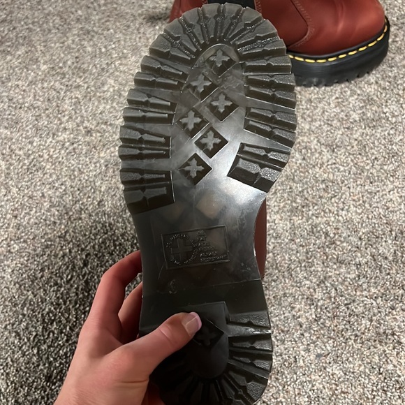 Doc Martens Brown Platform with Fur Inside - Picture 3 of 5